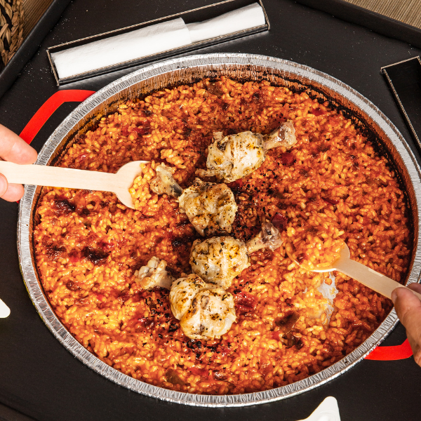 ARROZ CON SOLOMILLO Y PIMIENTOS